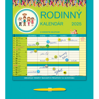 Rodinný kalendár 2025 (nástenný) / SG