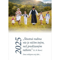 Rodinný kalendár 2025 (nástenný) / Pre rodiny